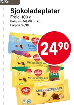 Nærbutikken Sjokoladeplater tilbud
