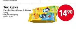Nærbutikken Tuc kjeks tilbud