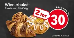 Nærbutikken Wienerbakst Bakehuset, tilbud