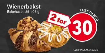 Nærbutikken Wienerbakst Bakehuset, tilbud