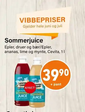 Nærbutikken Sommerjuice tilbud