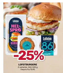 Coop Marked LOFOTBURGERE tilbud