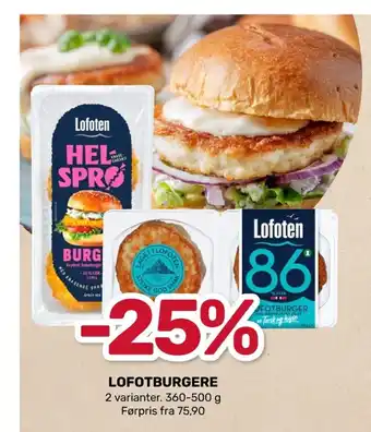 Coop Marked LOFOTBURGERE tilbud