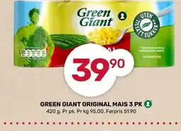Coop Marked GREEN GIANT ORIGINAL MAIS 3 PK tilbud