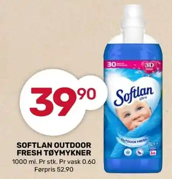 Coop Marked SOFTLAN OUTDOOR FRESH TØYMYKNER tilbud