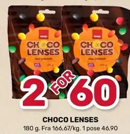 Coop Marked CHOCO LENSES tilbud