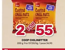Coop Marked COOP CHILINØTTER tilbud