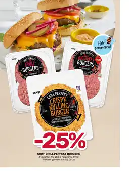Coop Marked COOP GRILL PERFEKT BURGERE tilbud