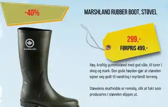 XXL Sport MARSHLAND RUBBER BOOT, STØVEL tilbud