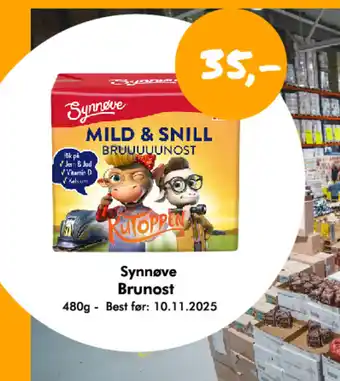 Havaristen Synnøve Brunost tilbud