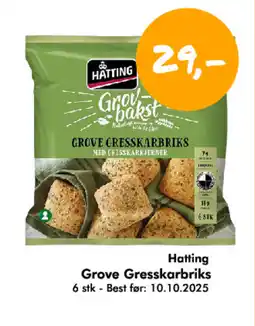 Havaristen Hatting Grove Gresskarbriks tilbud