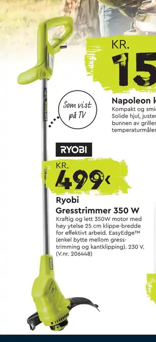 Mekk Ryobi Gresstrimmer 350 W tilbud