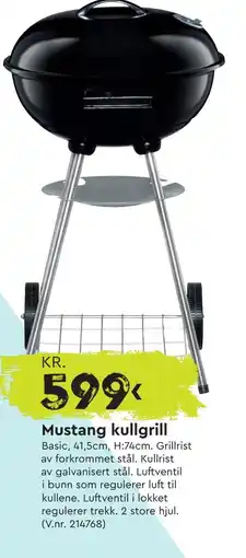 Mekk Mustang kullgrill tilbud