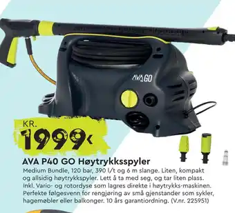Mekk AVA P40 GO Høytrykksspyler tilbud