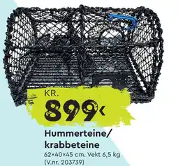 Mekk Hummerteine/ krabbeteine tilbud