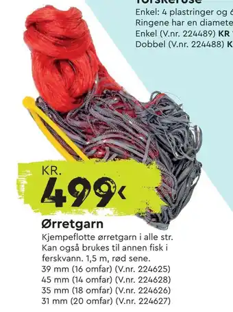 Mekk Ørretgarn tilbud