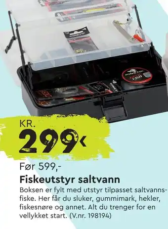 Mekk Fiskeutstyr saltvann tilbud