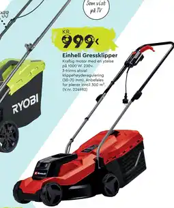 Mekk Einhell Gressklipper tilbud