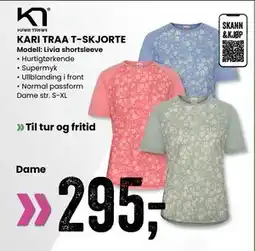 Sport Outlet KARI TRAA T-SKJORTE tilbud