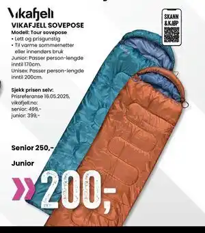 Sport Outlet VIKAFJELL SOVEPOSE tilbud