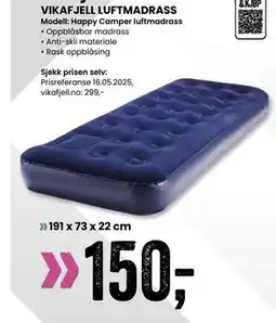 Sport Outlet VIKAFJELL LUFTMADRASS tilbud