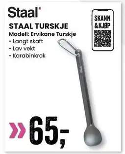 Sport Outlet STAAL TURSKJE tilbud