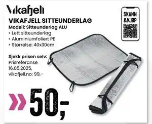 Sport Outlet VIKAFJELL SITTEUNDERLAG tilbud