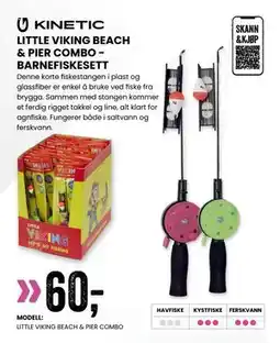 Sport Outlet LITTLE VIKING BEACH & PIER COMBO BARNEFISKESETT tilbud