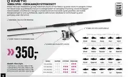 Sport Outlet VIBRA SPIN - FERSKANN/KYSTFISKESETT tilbud