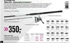 Sport Outlet VIBRA SPIN - FERSKANN/KYSTFISKESETT tilbud
