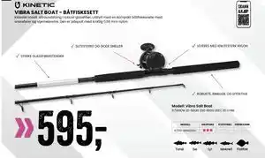 Sport Outlet VIBRA SALT BOAT - BÅTFISKESETT tilbud