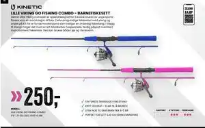Sport Outlet LILLE VIKING GO FISHING COMBO - BARNEFISKESETT tilbud