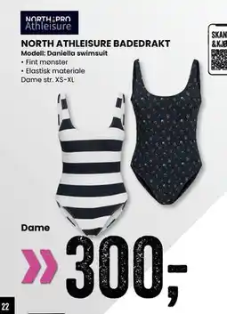 Sport Outlet NORTH ATHLEISURE BADEDRAKT tilbud