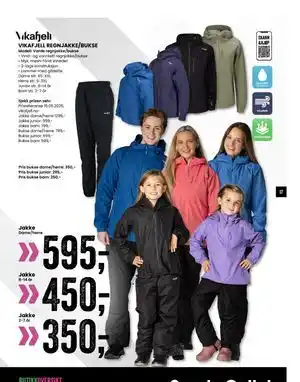 Sport Outlet VIKAFJELL REGNJAKKE/BUKSE tilbud