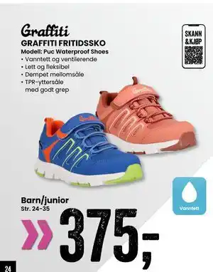Sport Outlet GRAFFITI FRITIDSSKO tilbud