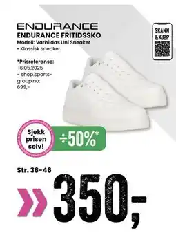 Sport Outlet ENDURANCE FRITIDSSKO tilbud