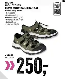 Sport Outlet MOVE MOUNTAINS SANDAL tilbud
