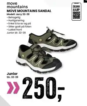 Sport Outlet MOVE MOUNTAINS SANDAL tilbud