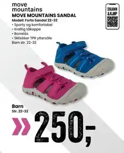 Sport Outlet MOVE MOUNTAINS SANDAL tilbud