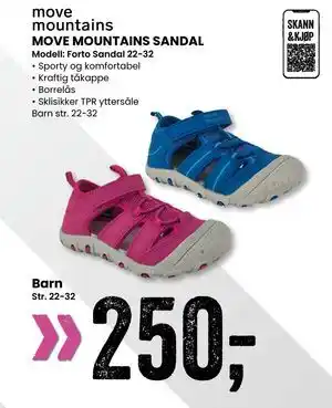 Sport Outlet MOVE MOUNTAINS SANDAL tilbud