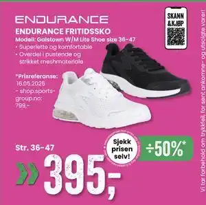 Sport Outlet ENDURANCE FRITIDSSKO tilbud