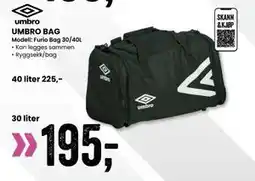 Sport Outlet UMBRO BAG tilbud