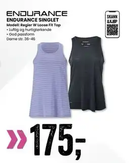 Sport Outlet ENDURANCE SINGLET tilbud