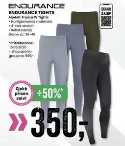 Sport Outlet ENDURANCE TIGHTS tilbud