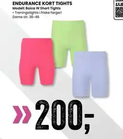 Sport Outlet ENDURANCE KORT TIGHTS tilbud