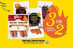 Coop Prix COOP GRILL PERFEKT PØLSER NYT tilbud