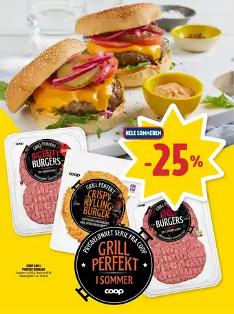 Coop Prix COOP GRILL PERFEKT BURGERE tilbud