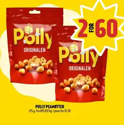 Coop Prix POLLY PEANØTTER tilbud
