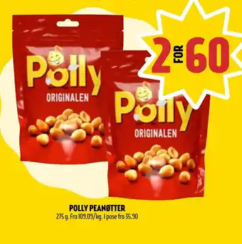 Coop Prix POLLY PEANØTTER tilbud
