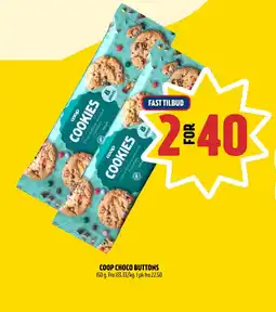 Coop Prix COOP CHOCO BUTTONS tilbud